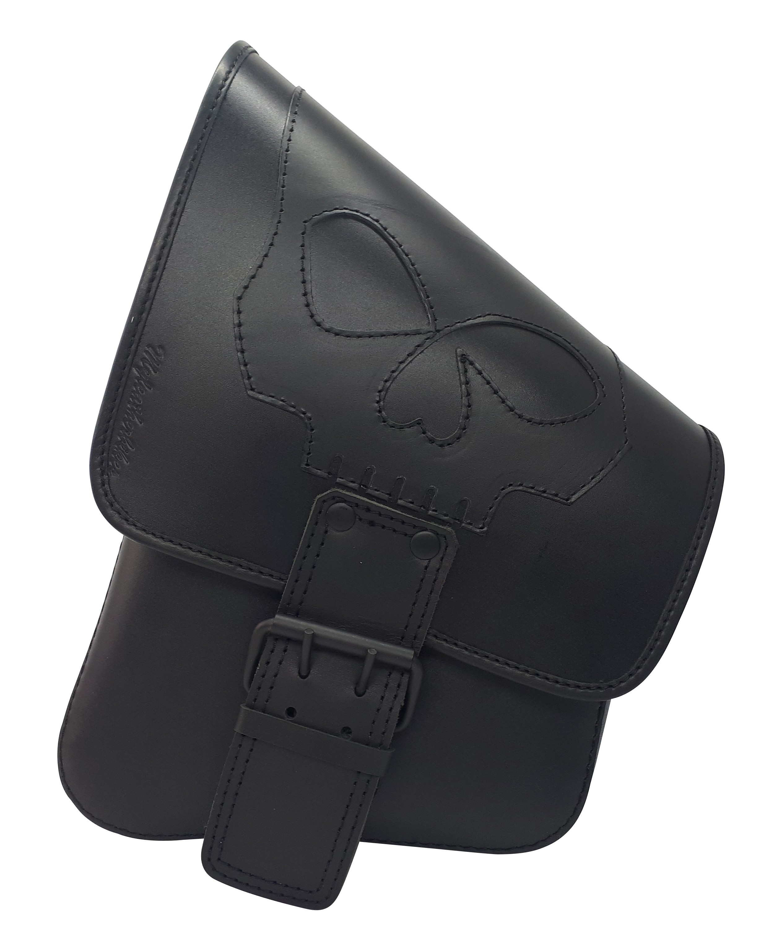 Sacoche Latérale Moto Cuir PU Pour Harley Davidson Street 750 - Sac Outils Bras Oscillant