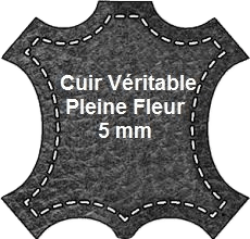 cuir pleine fleur 